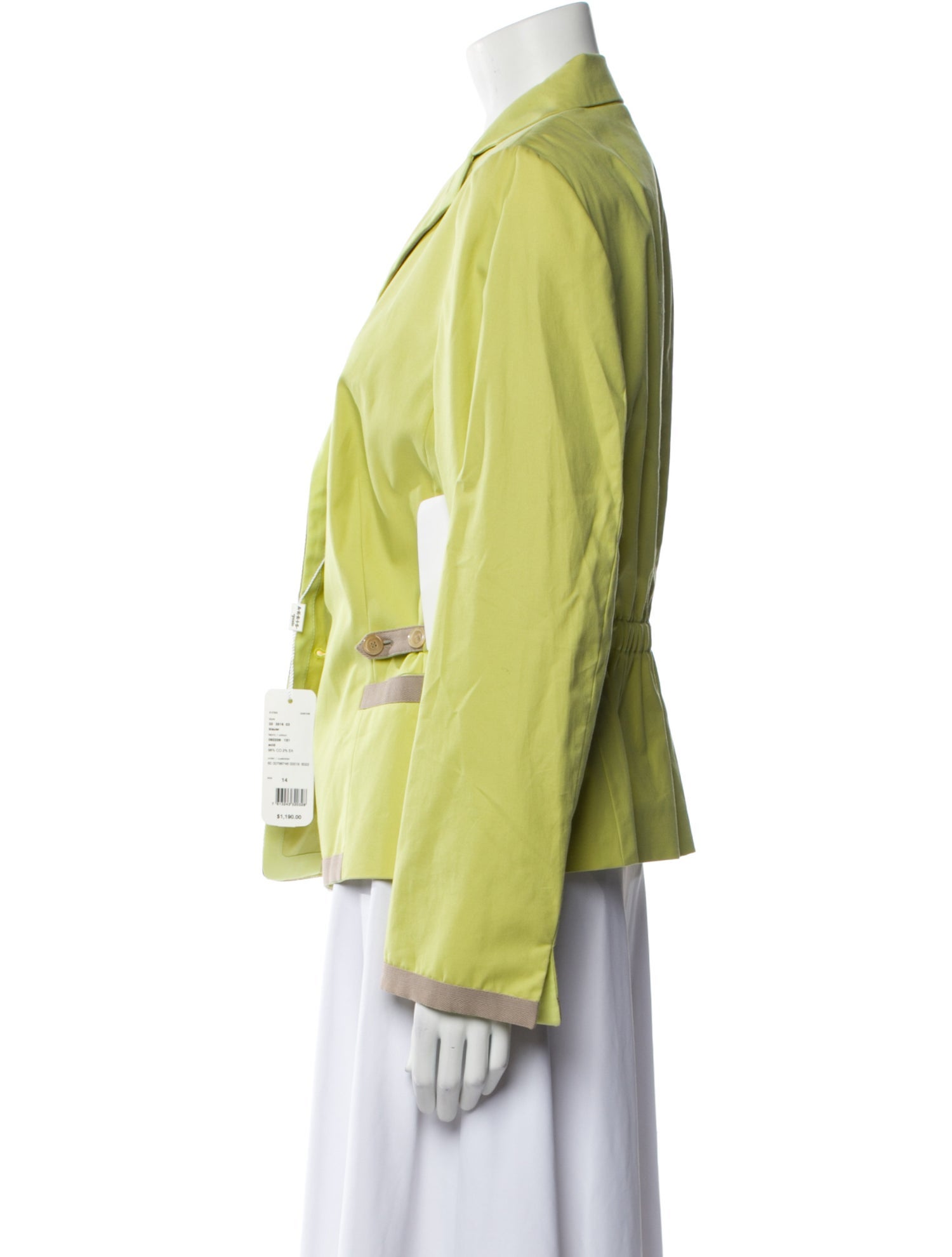 Akris Punto Colorblock Pattern Blazer w/ Tags