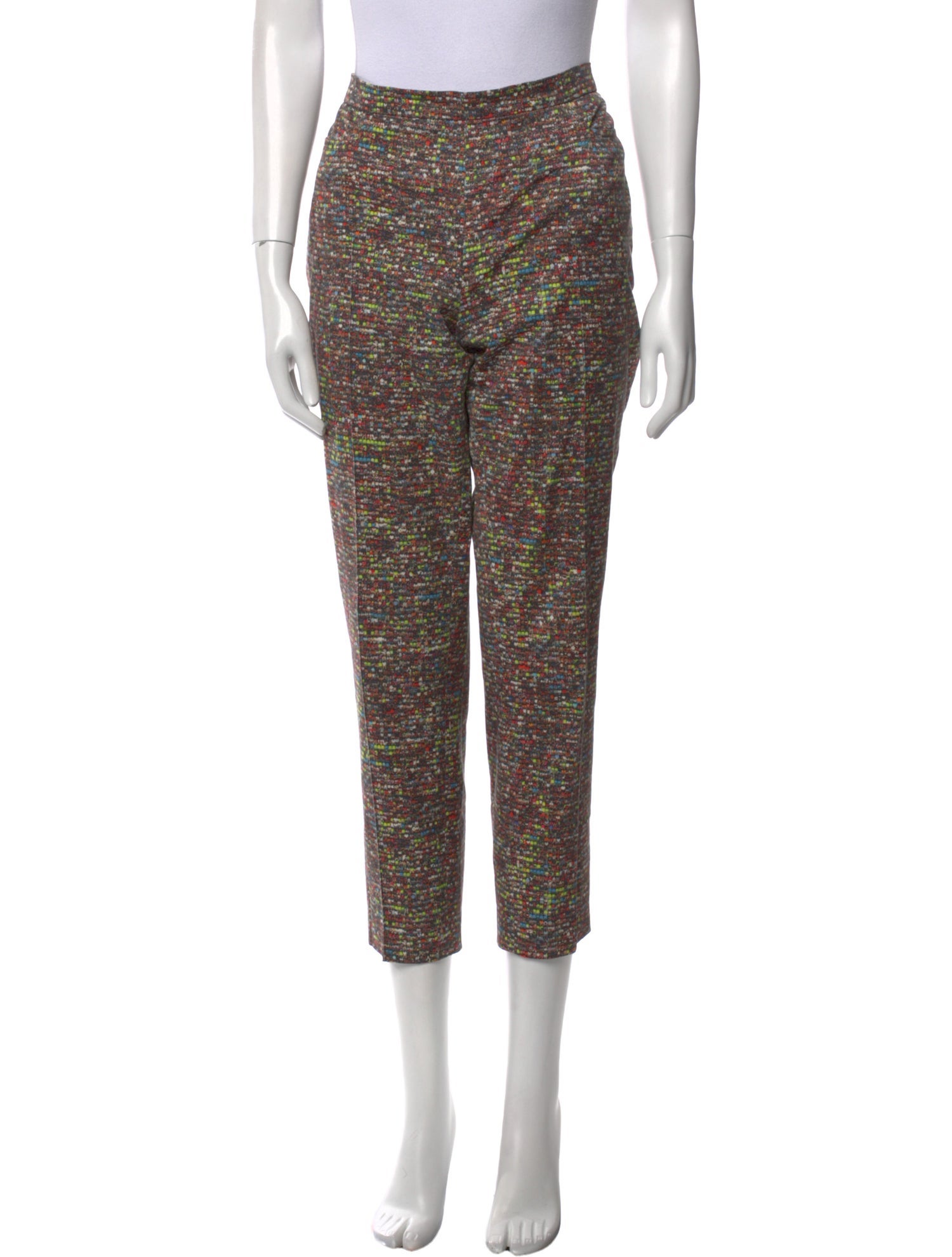 Akris Punto Printed Skinny Leg Pants