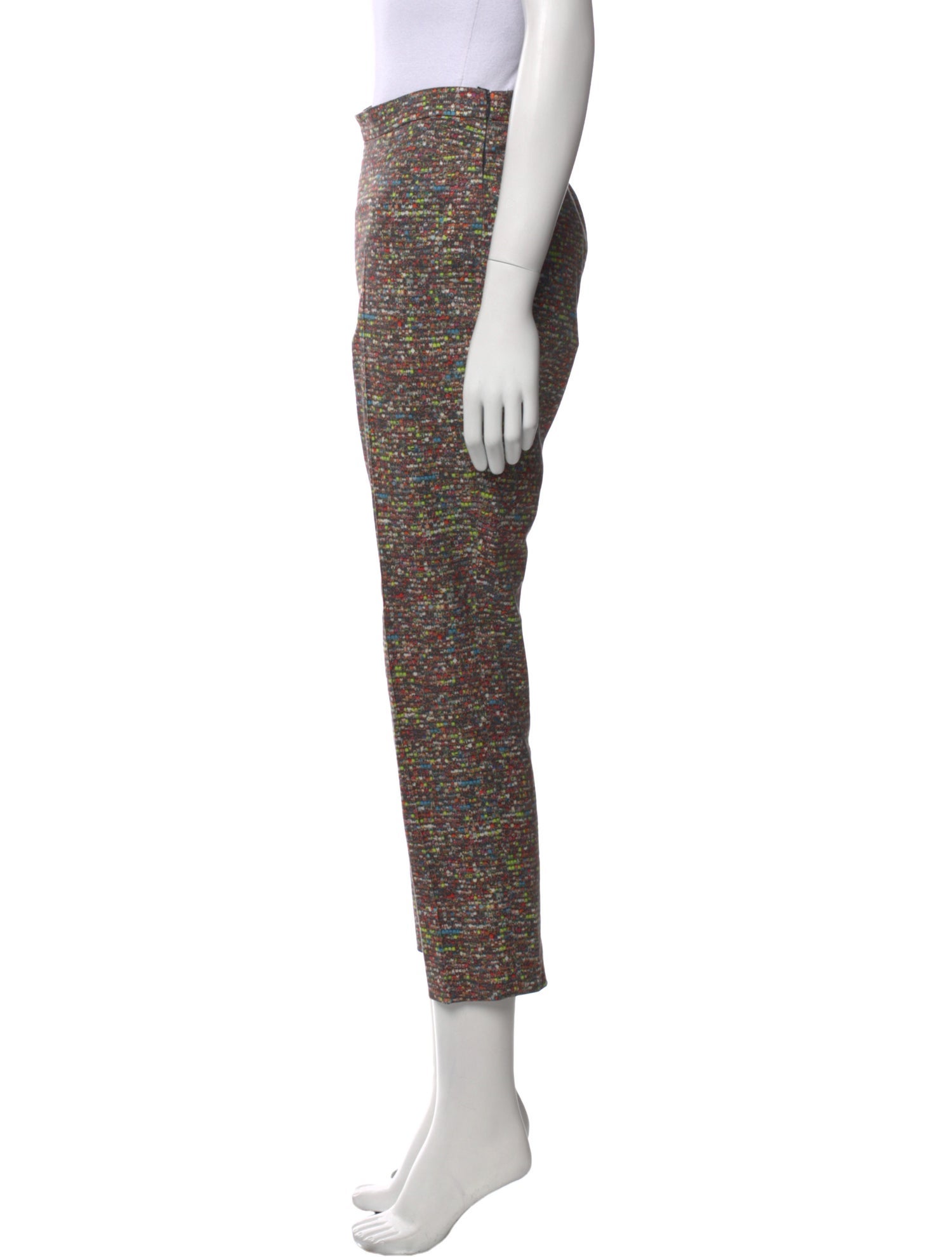 Akris Punto Printed Skinny Leg Pants
