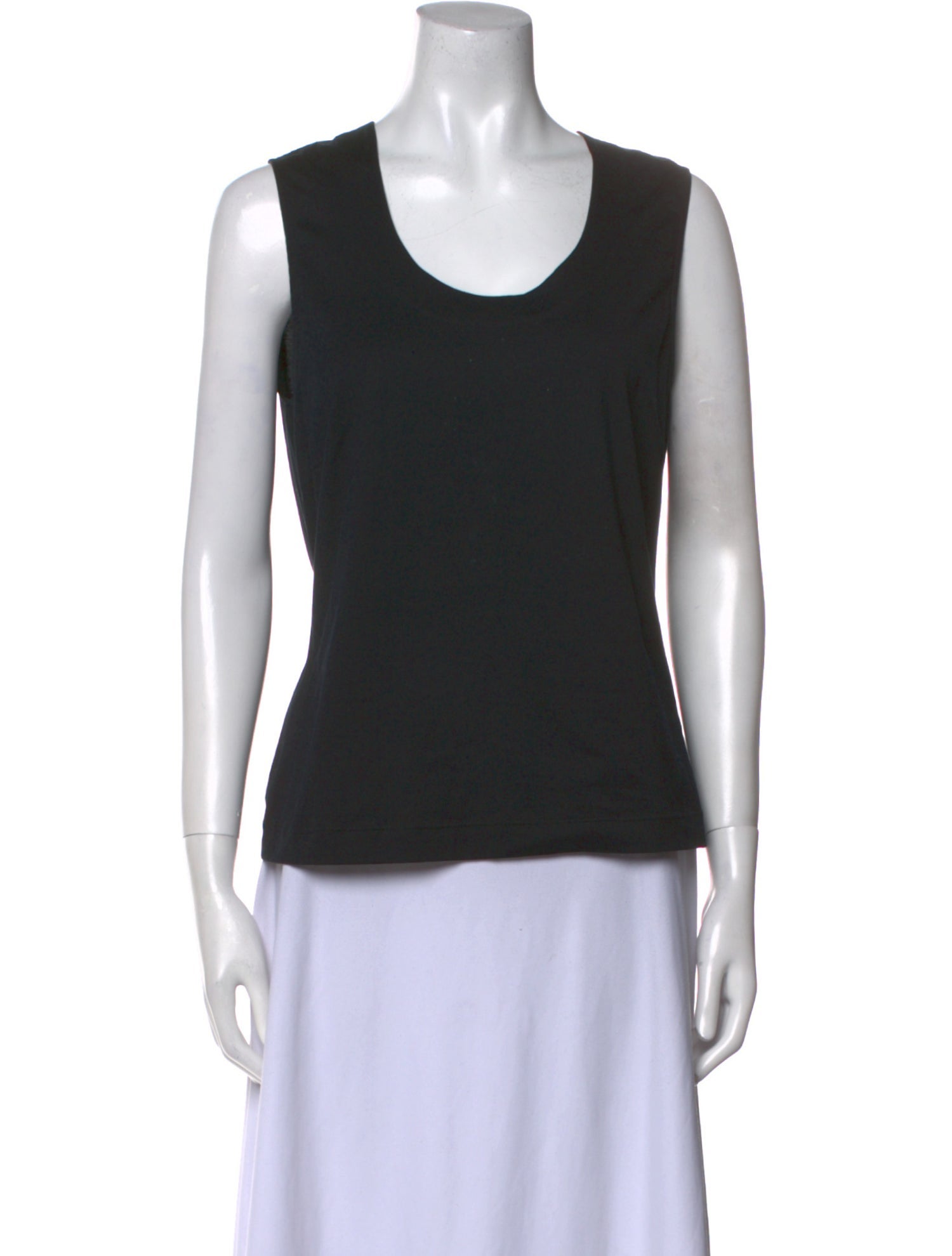 Akris Punto Scoop Neck Sleeveless Top