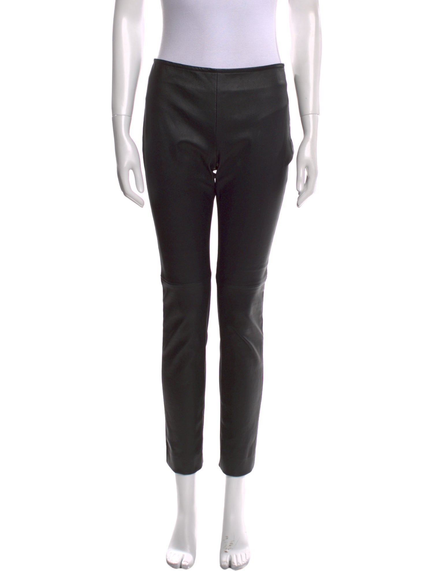 Akris Punto Lamb Leather Skinny Leg Pants w/ Tags