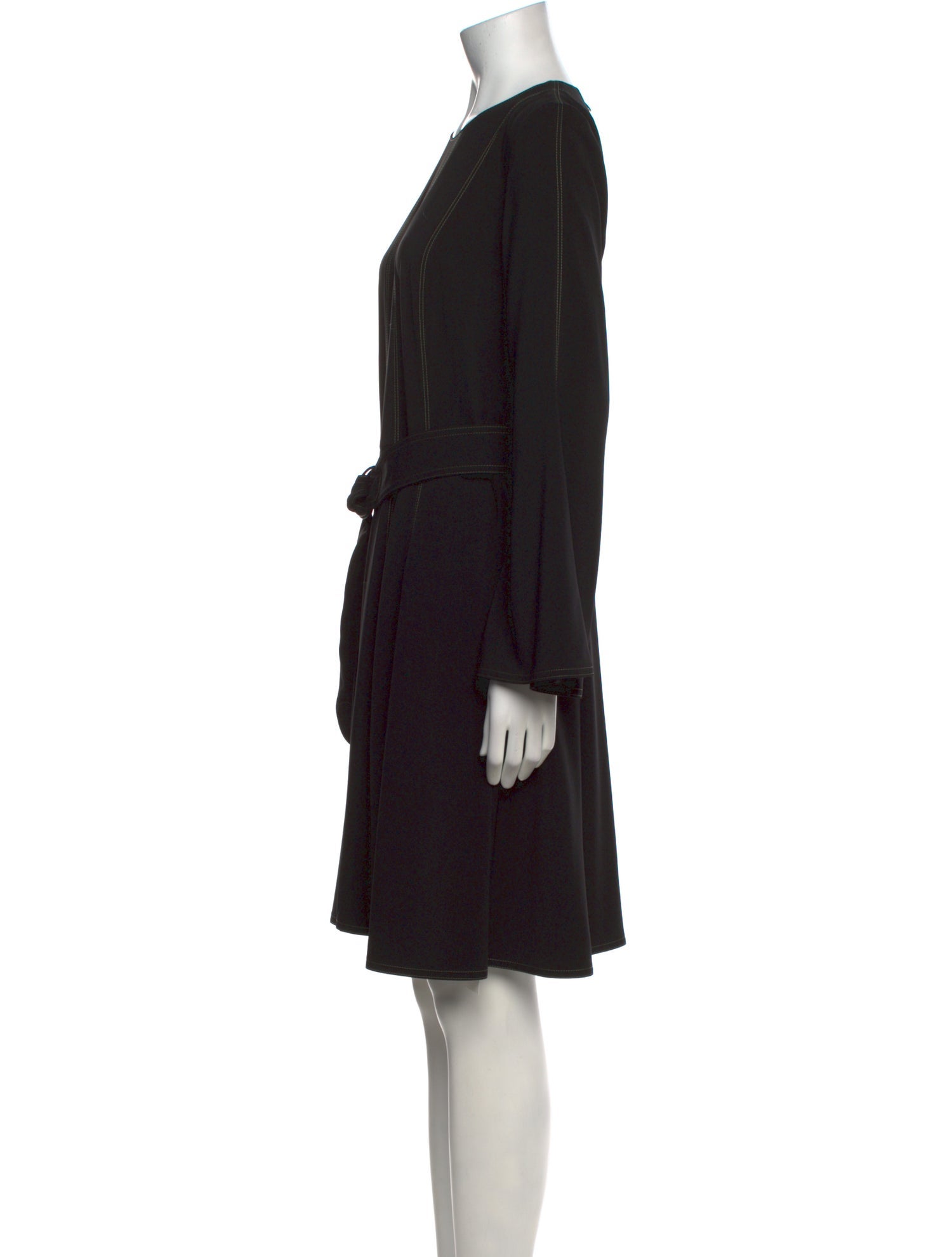 Akris Punto Crew Neck Knee-Length Dress