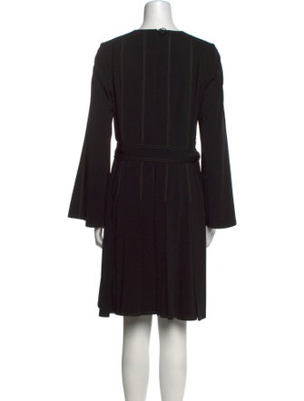 Akris Punto Crew Neck Knee-Length Dress