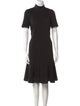 Akris Punto Striped Knee-Length Dress