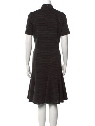Akris Punto Striped Knee-Length Dress