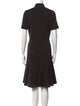 Akris Punto Striped Knee-Length Dress