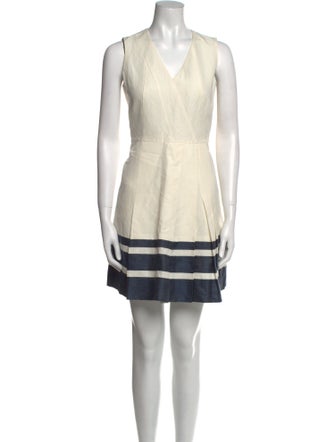 Akris Punto Striped Mini Dress