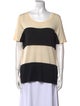 Akris Punto Wool Colorblock Pattern T-Shirt