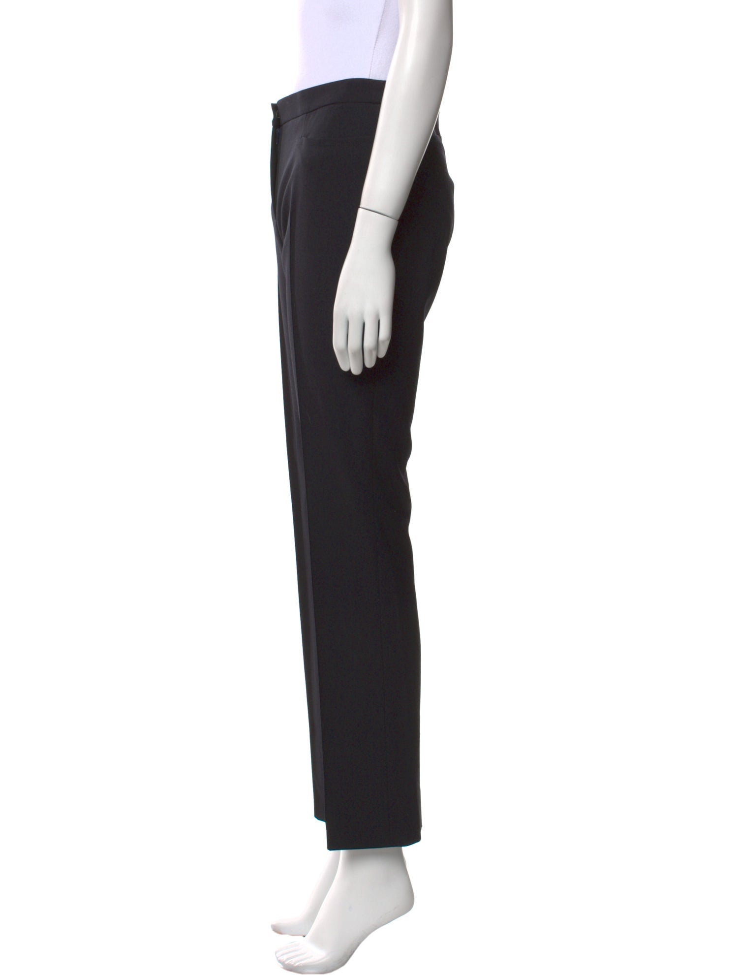 Akris Punto Wool Straight Leg Pants