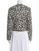 Akris Punto Wool Animal Print Jacket