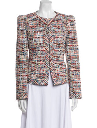 Akris Punto Tweed Pattern Evening Jacket