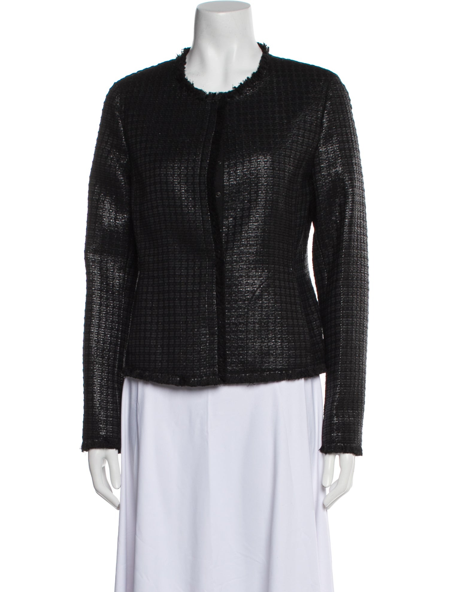 Akris Punto Tweed Pattern Evening Jacket