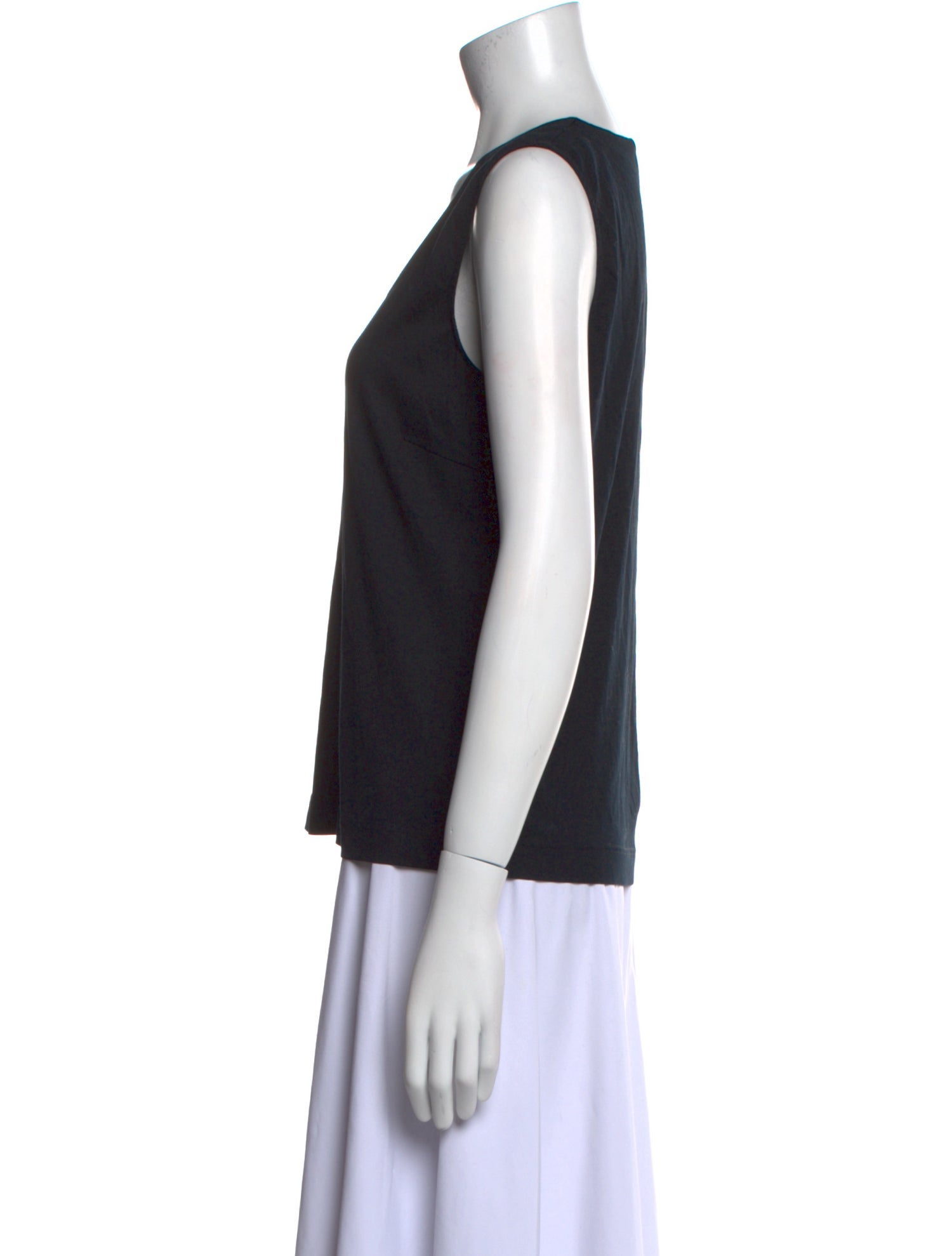Akris Punto Scoop Neck Sleeveless Top