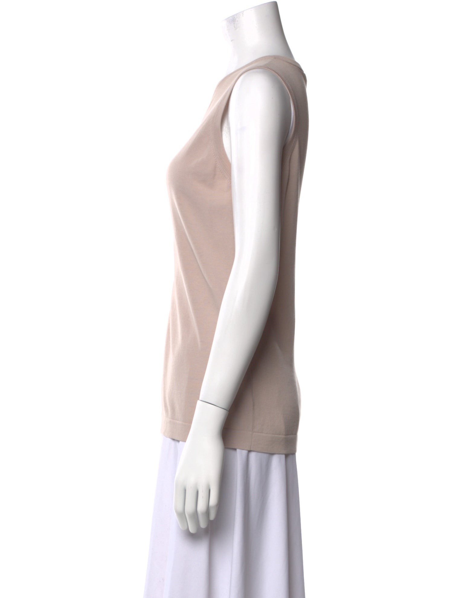 Akris Punto Scoop Neck Sleeveless Top