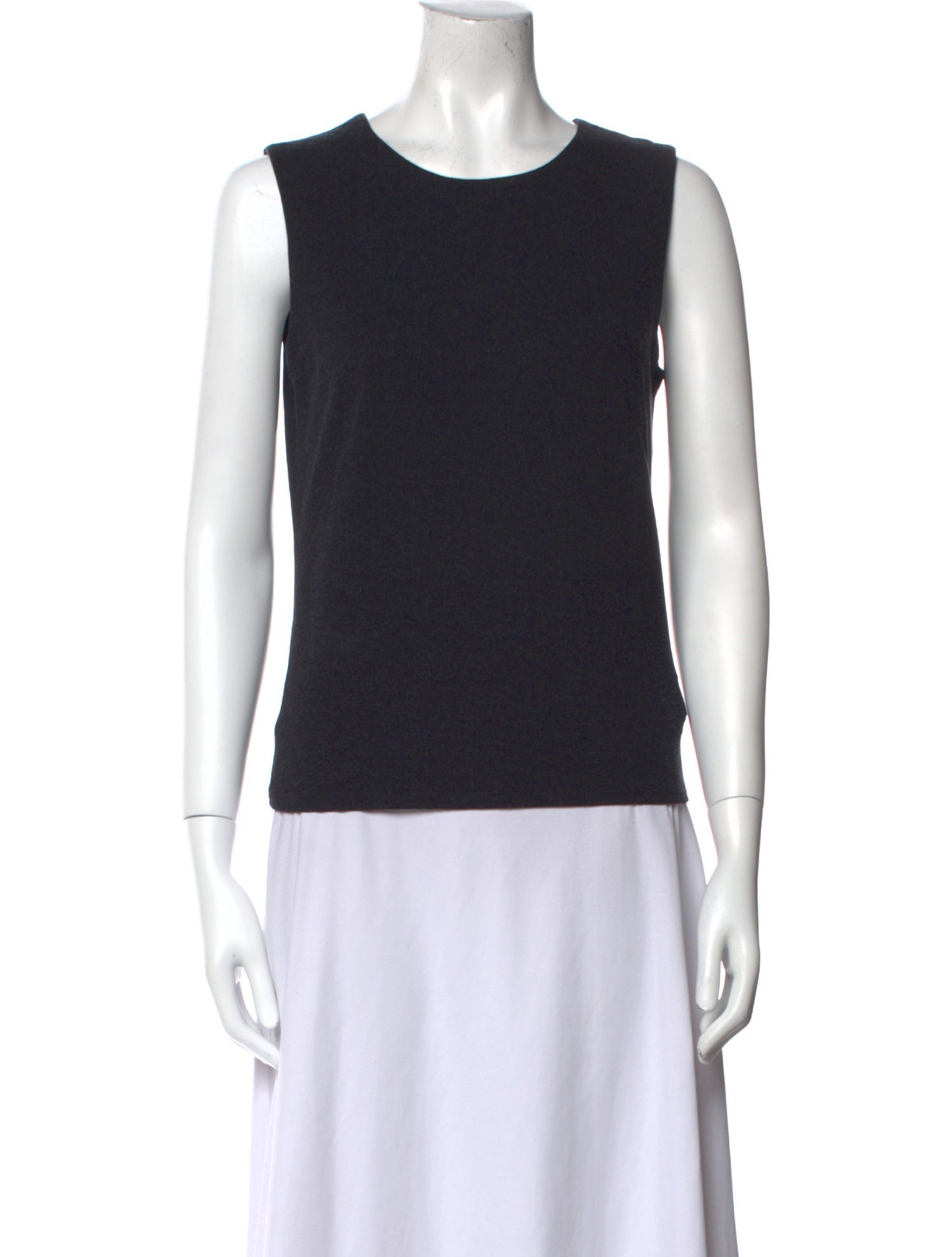 Akris Punto Crew Neck Sleeveless Top