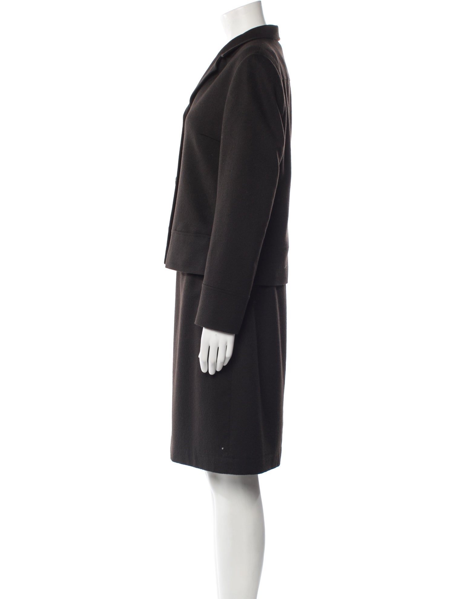 Akris Punto Wool Skirt Set