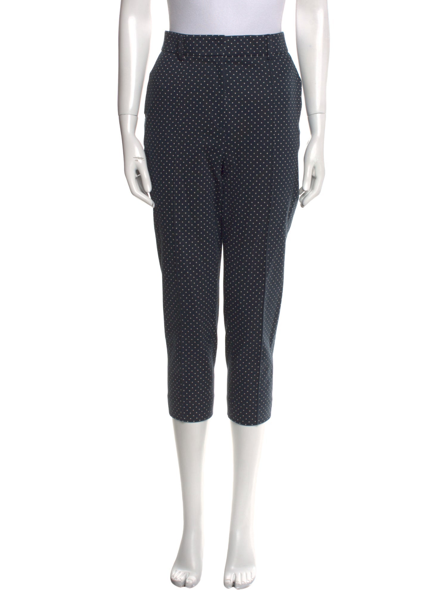 Akris Punto Polka Dot Print Skinny Leg Pants