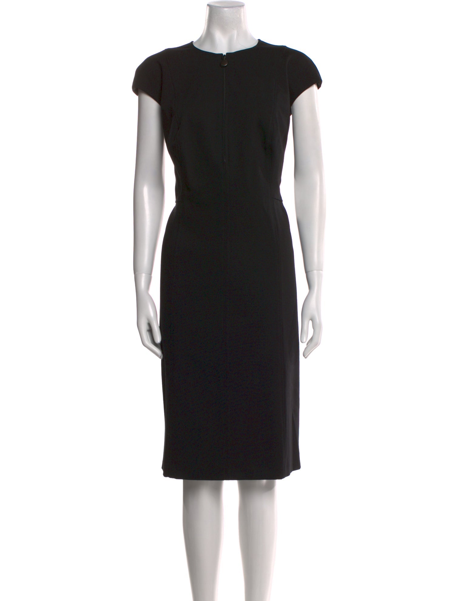 Akris Punto Crew Neck Knee-Length Dress