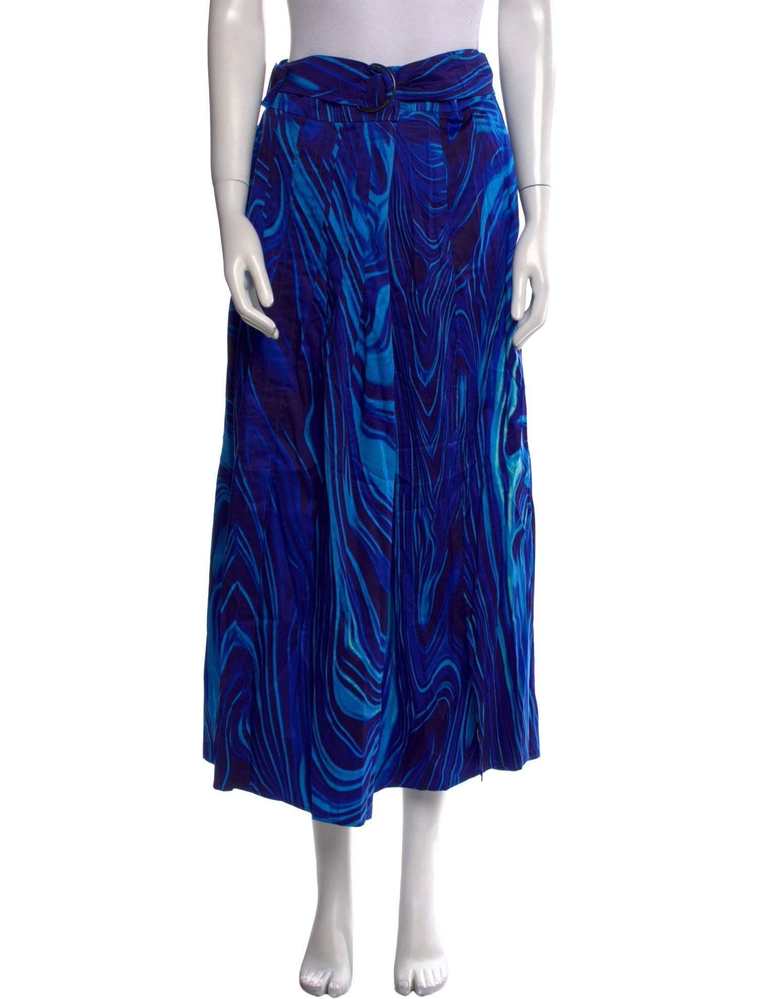 Akris Punto Printed Midi Length Skirt