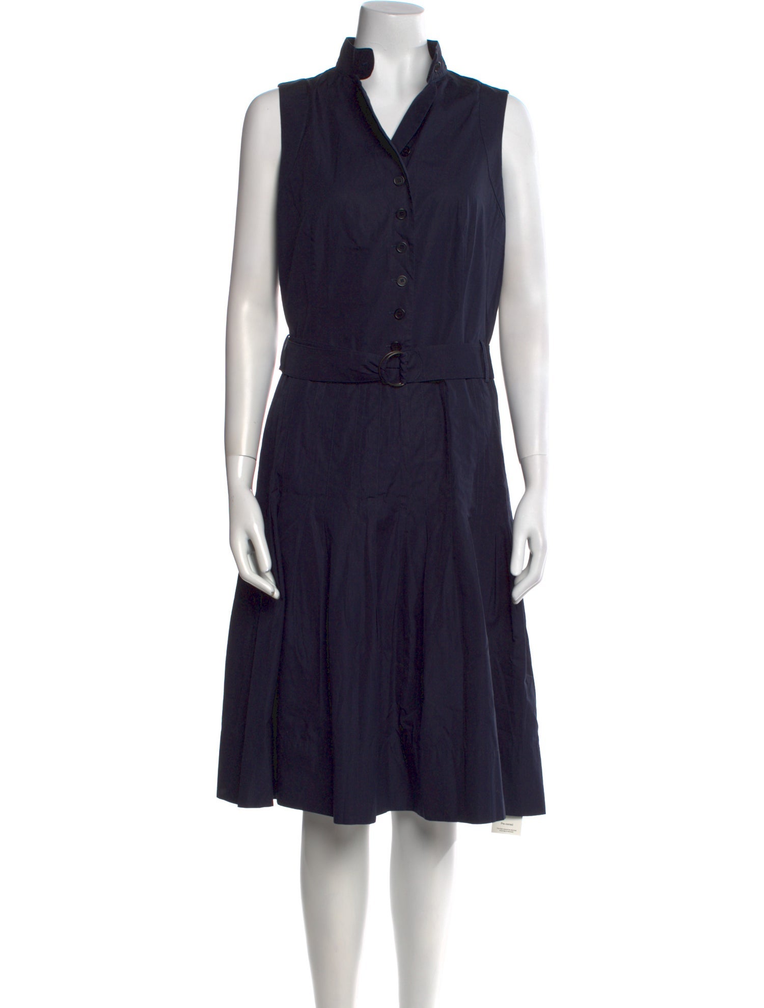 Akris Punto Mock Neck Midi Length Dress