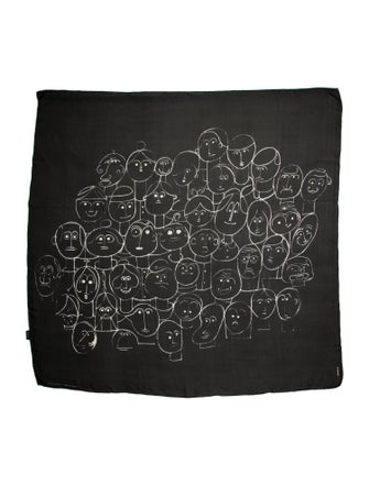 Akris Gripoix CC Silk Scarf