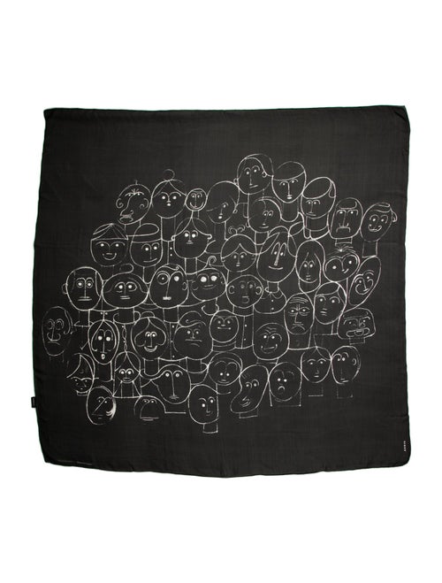 Akris Gripoix CC Silk Scarf