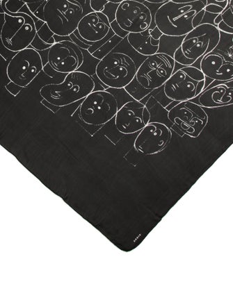 Akris Gripoix CC Silk Scarf