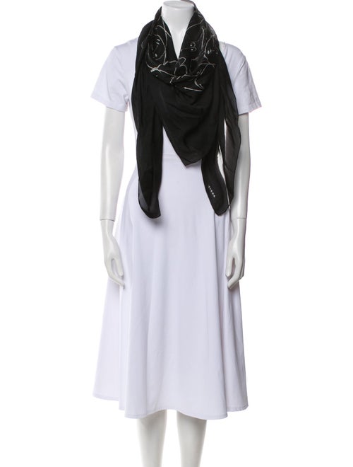 Akris Gripoix CC Silk Scarf