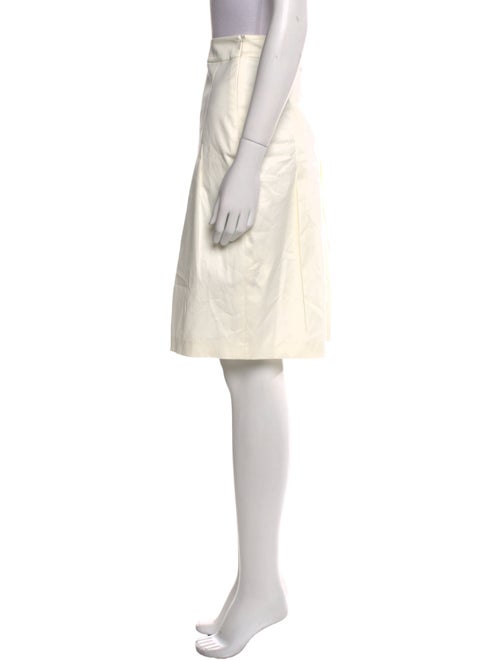 Akris Punto Pleated Accents Knee-Length Skirt