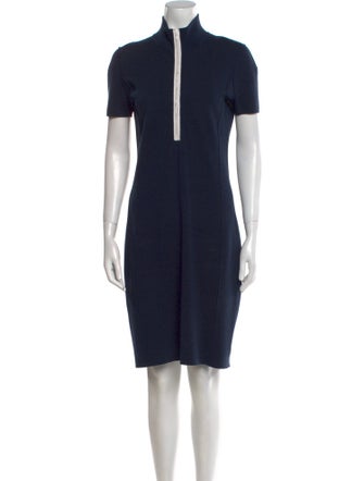 Akris Punto Wool Knee-Length Dress