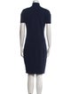 Akris Punto Wool Knee-Length Dress