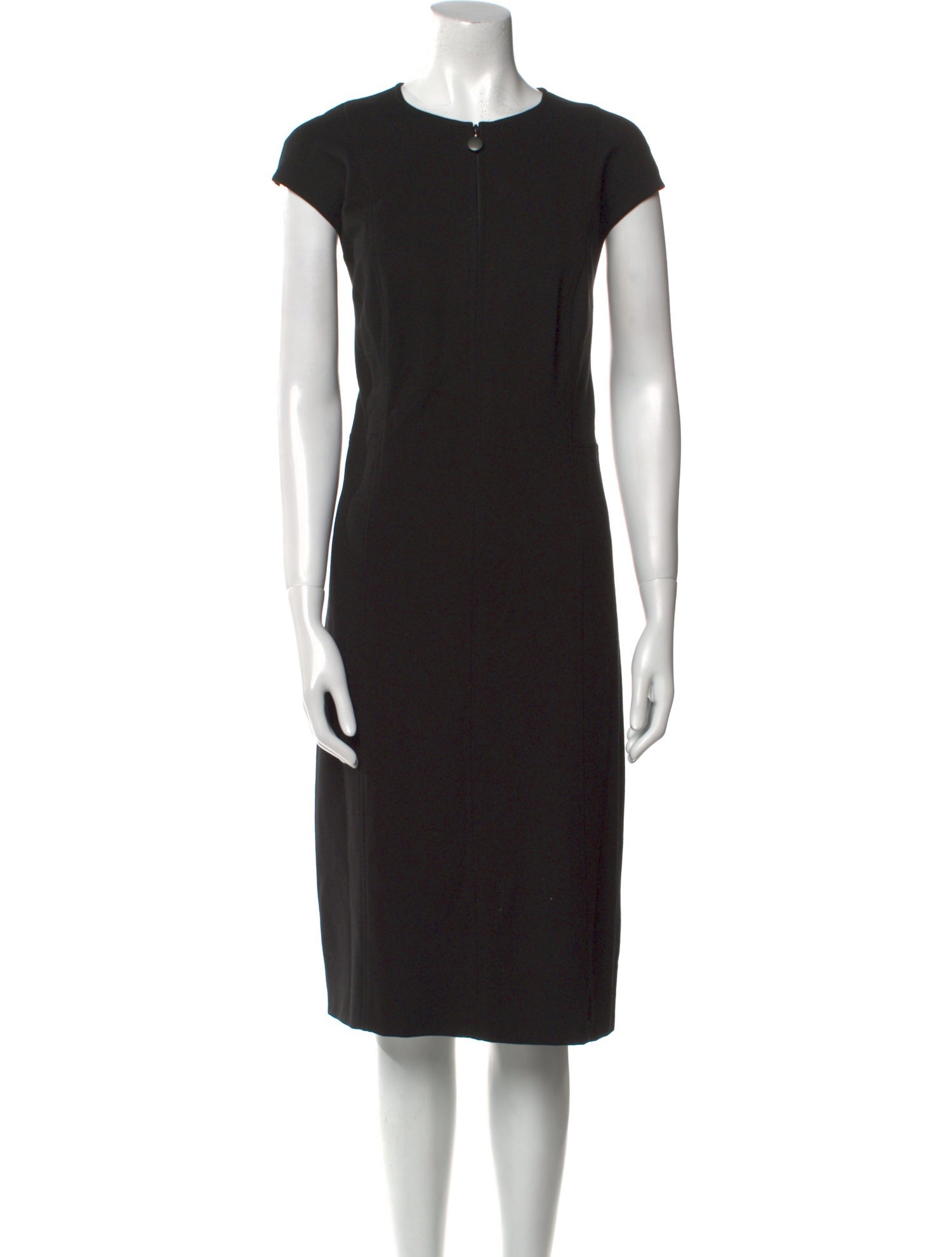 Akris Punto Crew Neck Midi Length Dress