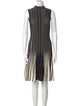 Akris Punto Virgin Wool Mini Dress