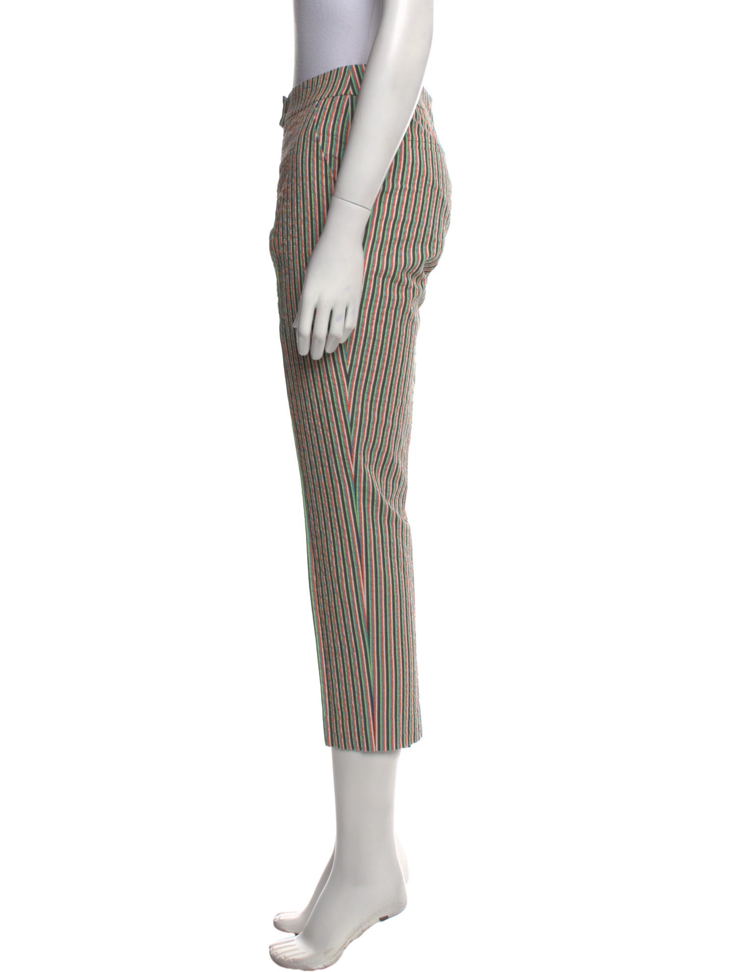 Akris Punto Striped Skinny Leg Pants w/ Tags