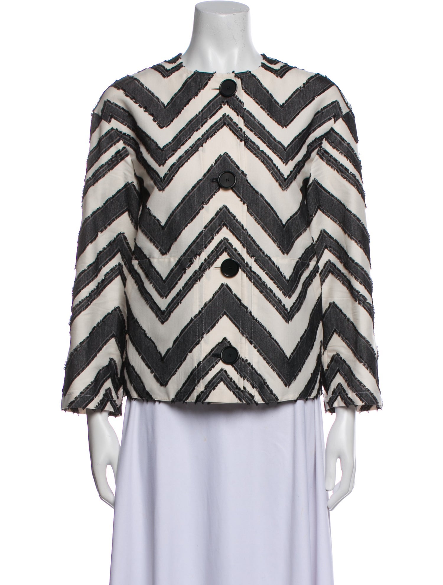 Akris Punto Printed Evening Jacket