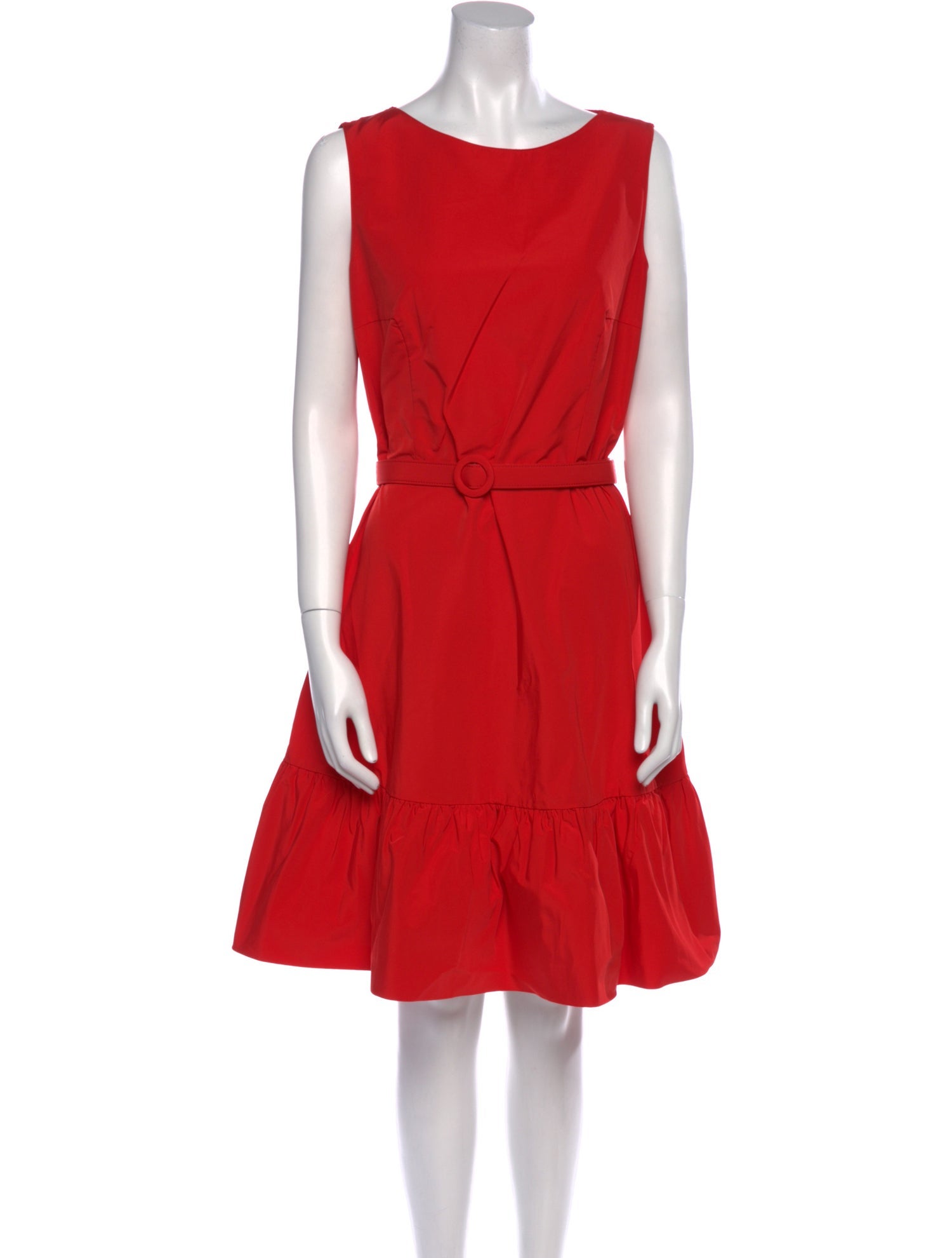 Akris Punto Bateau Neckline Knee-Length Dress