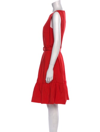 Akris Punto Bateau Neckline Knee-Length Dress