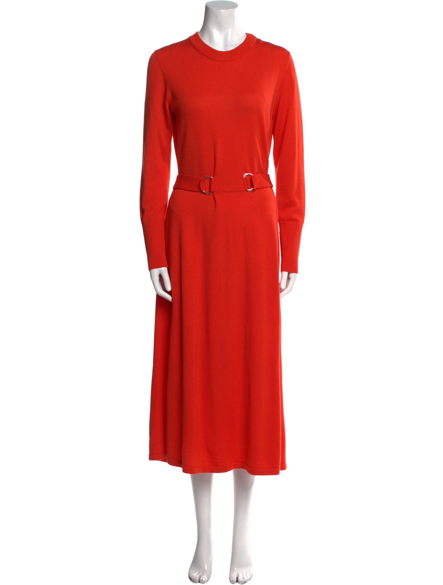 Akris Punto Virgin Wool Midi Length Dress