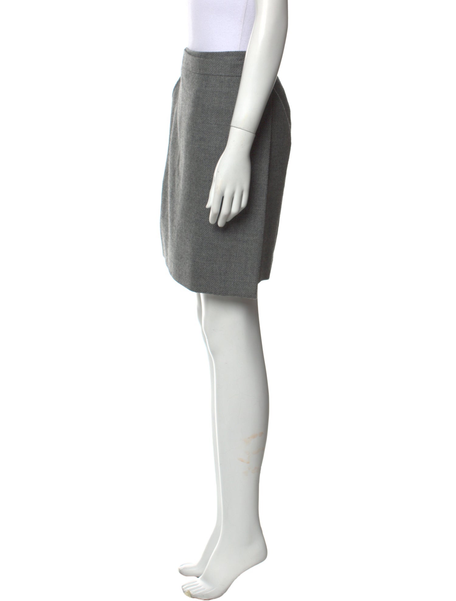 Akris Punto Wool Mini Skirt