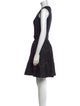 Akris Punto V-Neck Knee-Length Dress