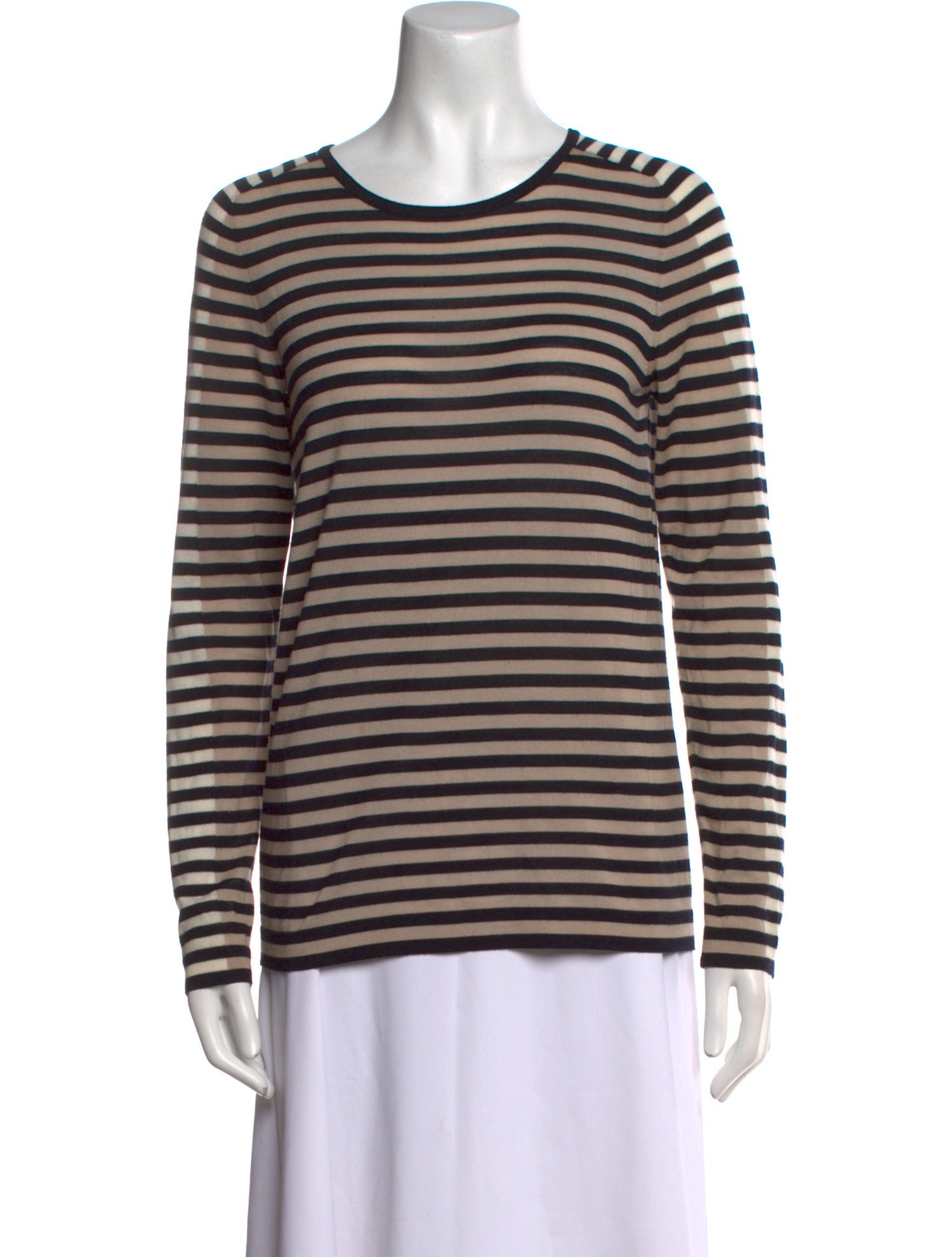 Akris Punto Wool Striped T-Shirt