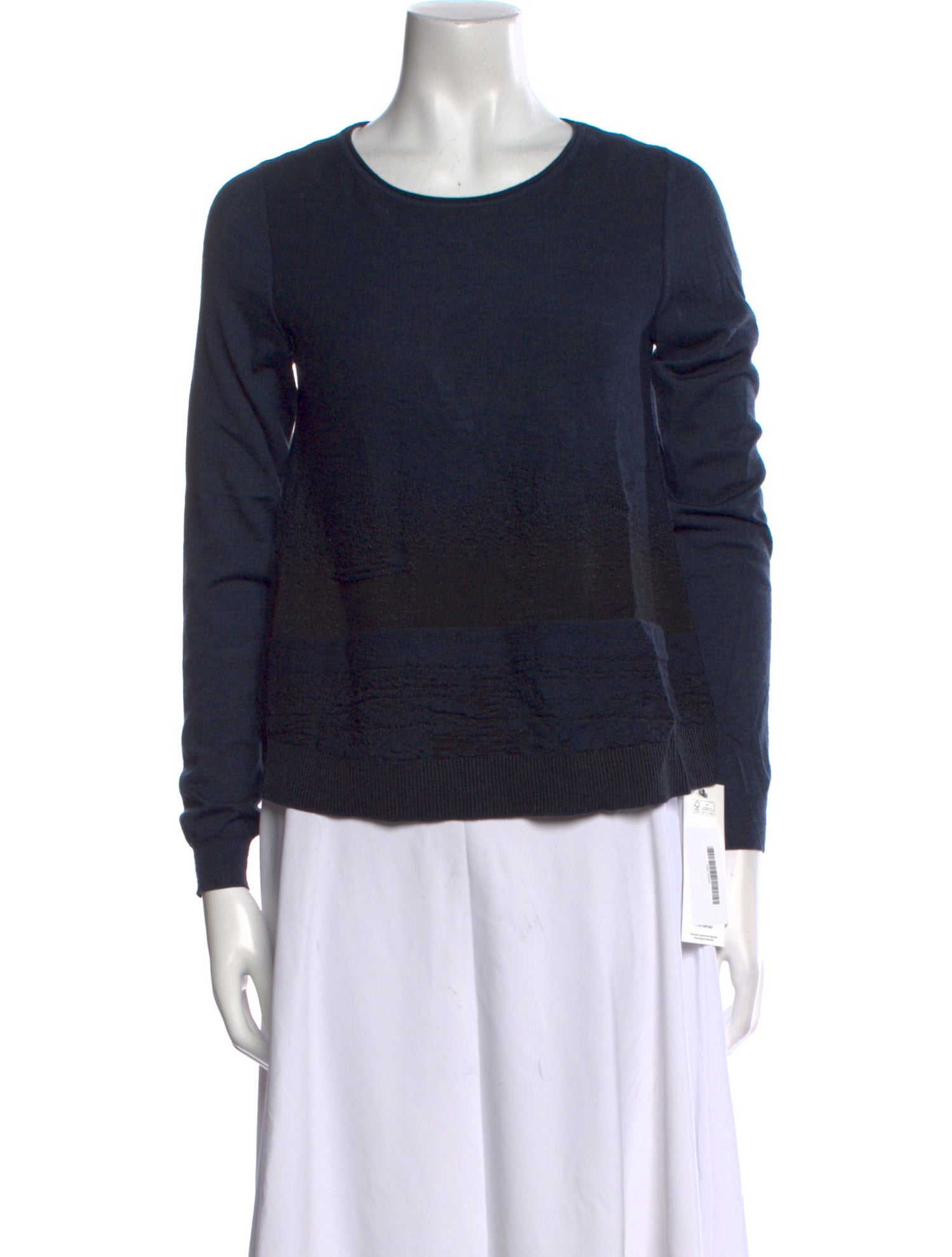 Akris Punto Wool Scoop Neck Sweater