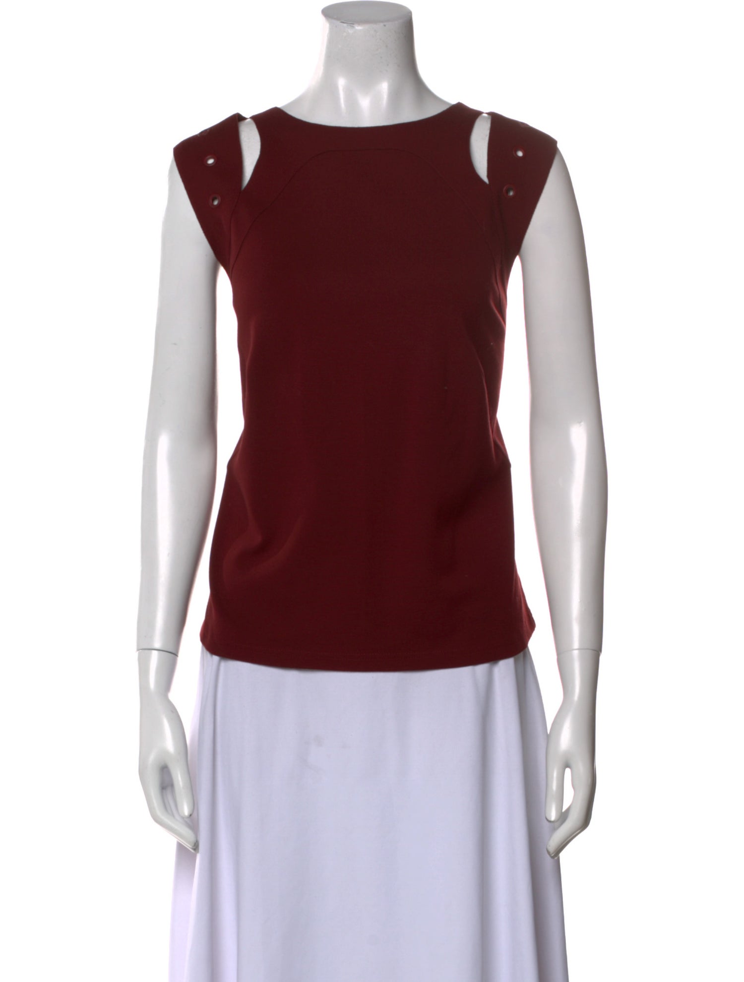 Akris Punto Bateau Neckline Short Sleeve Top