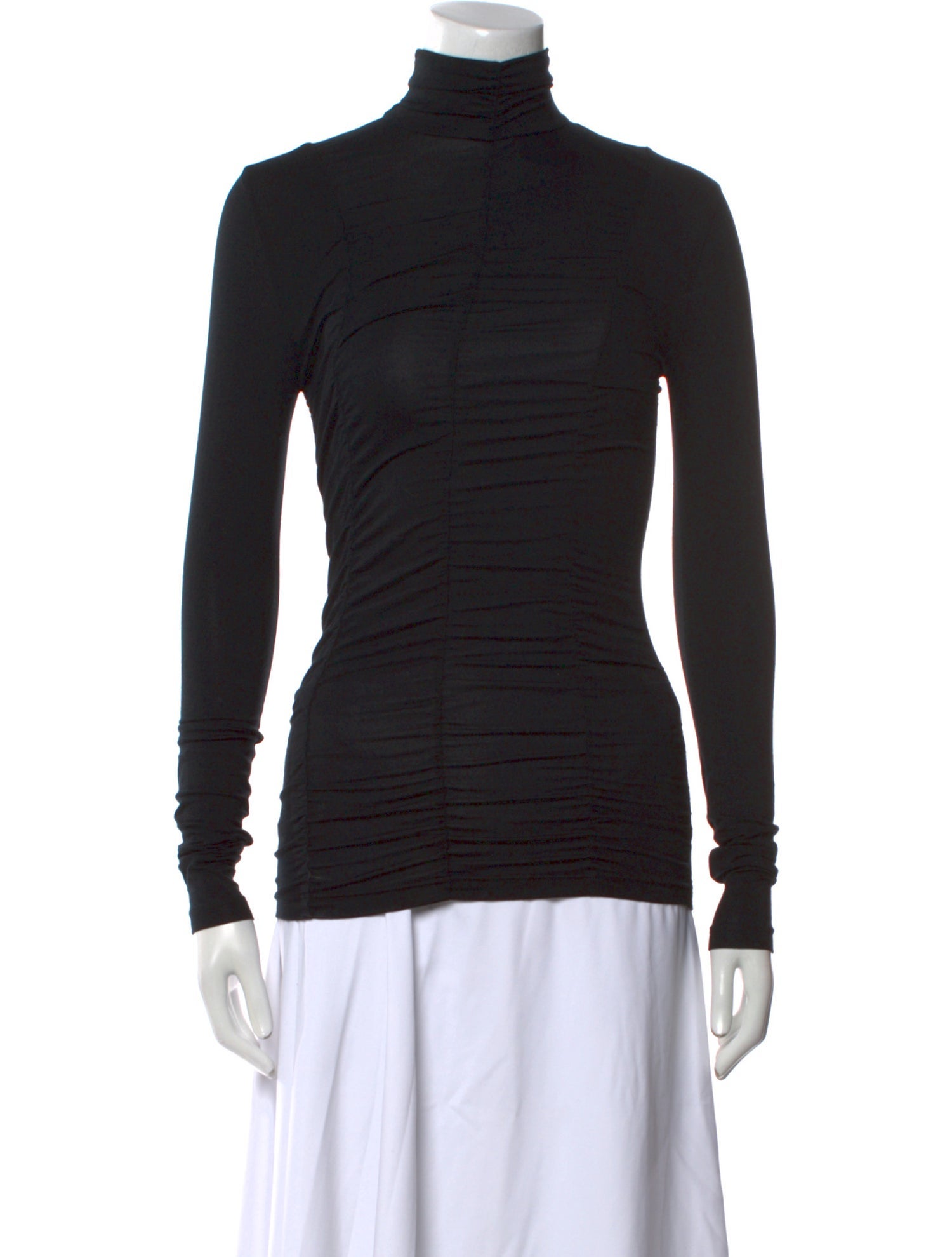 Akris Punto Turtleneck Long Sleeve Top