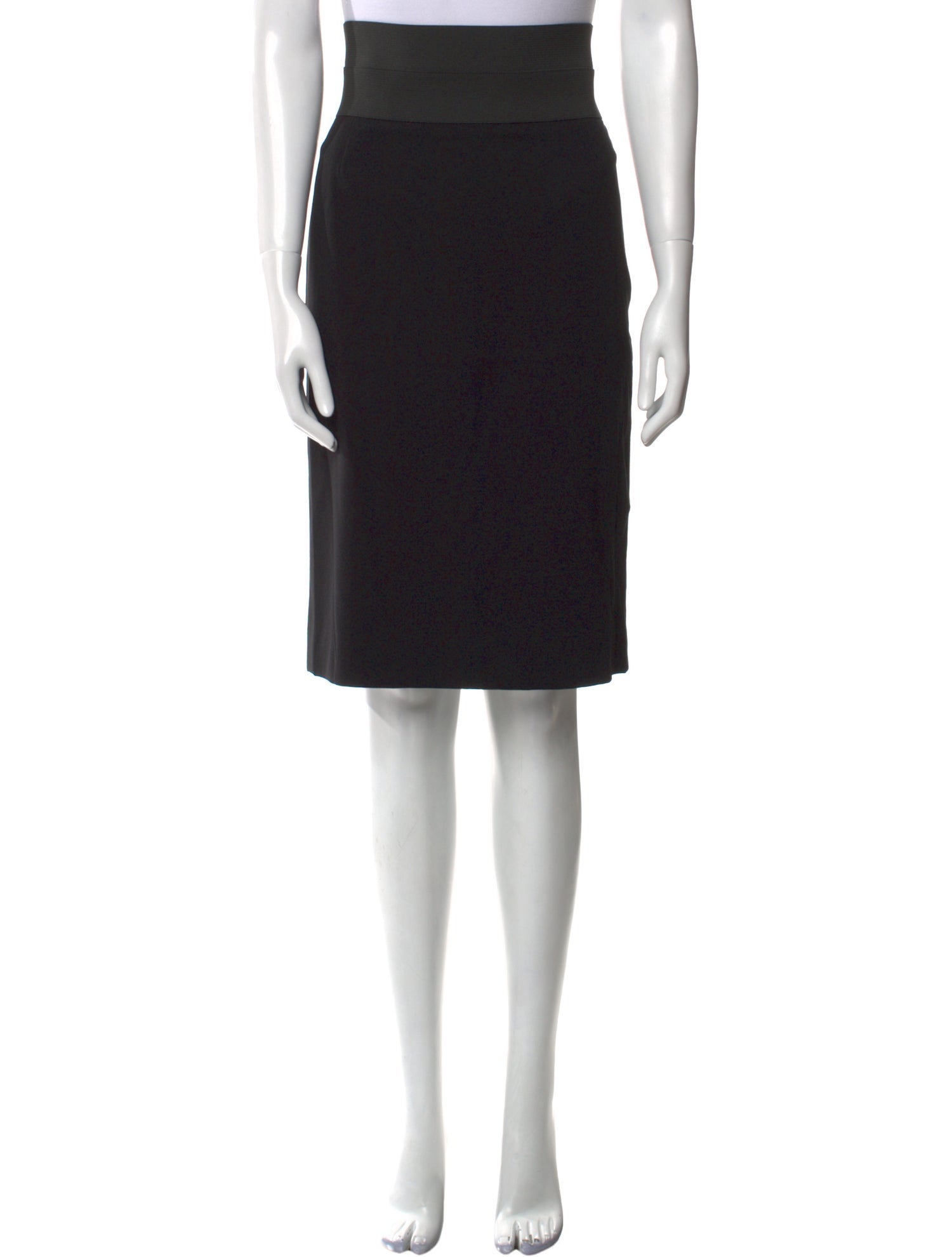 Akris Punto Pleated Accents Knee-Length Skirt