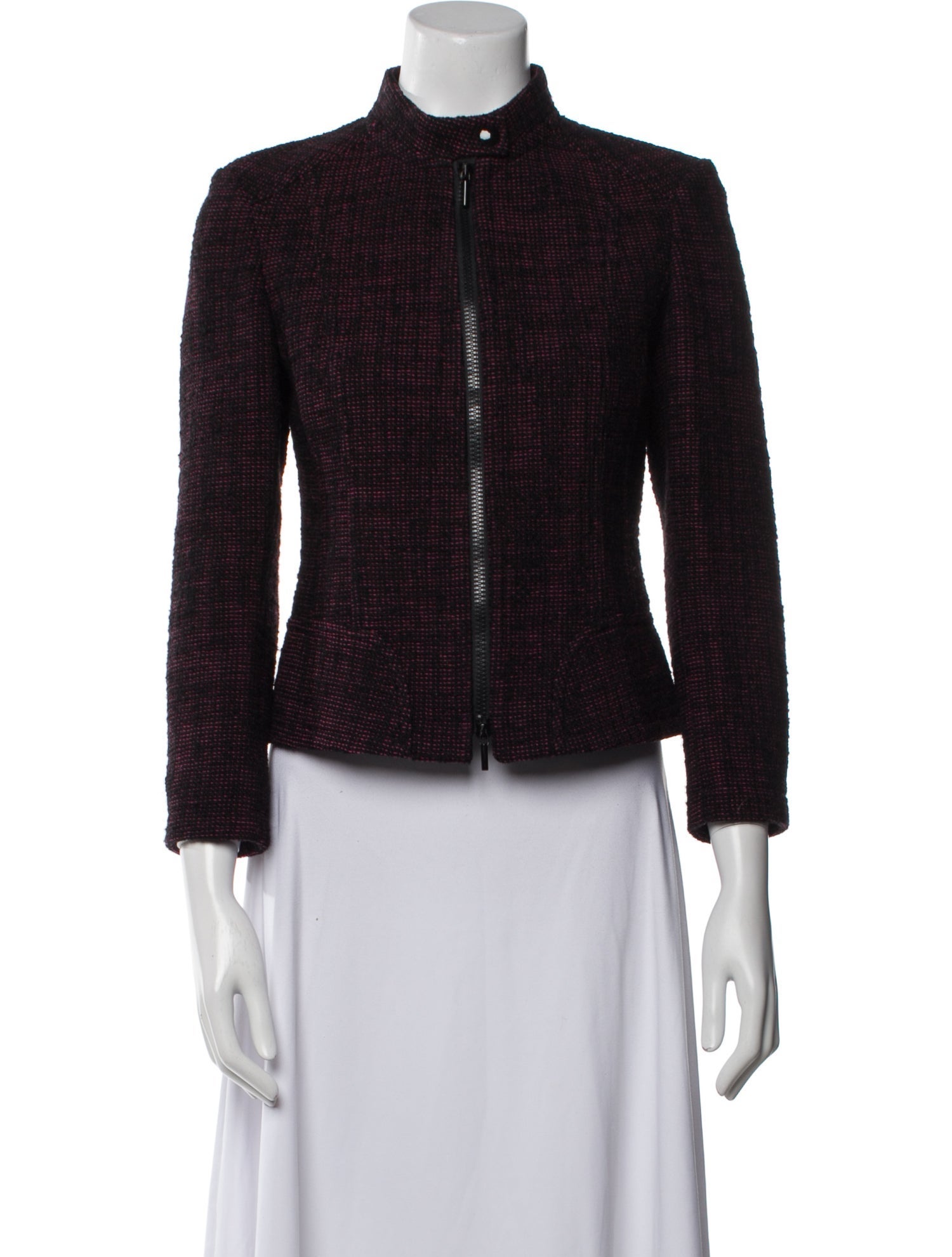 Akris Punto Tweed Pattern Evening Jacket