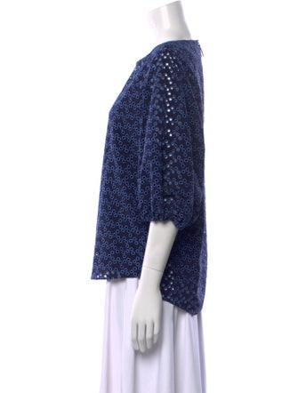 Akris Punto Bateau Neckline Three-Quarter Sleeve Sweatshirt