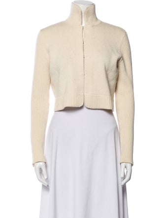 Akris Punto Merino Wool Mock Neck Sweater