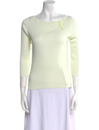 Akris Punto Bateau Neckline Three-Quarter Sleeve Top