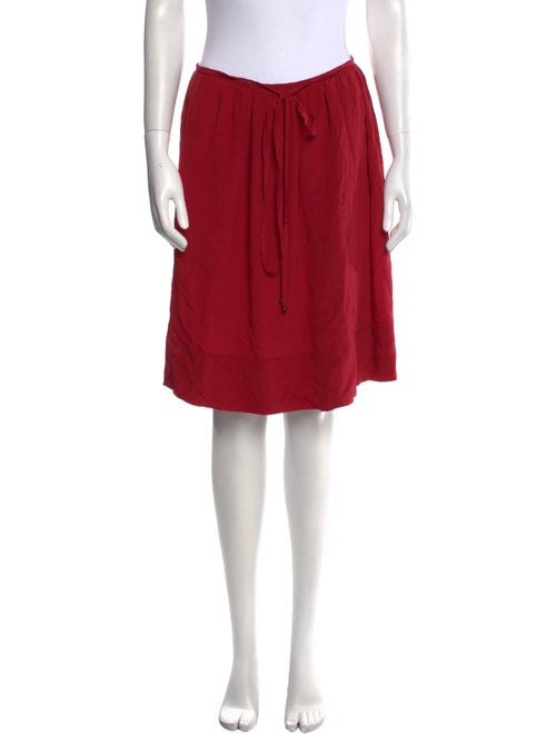Akris Punto Silk Knee-Length Skirt